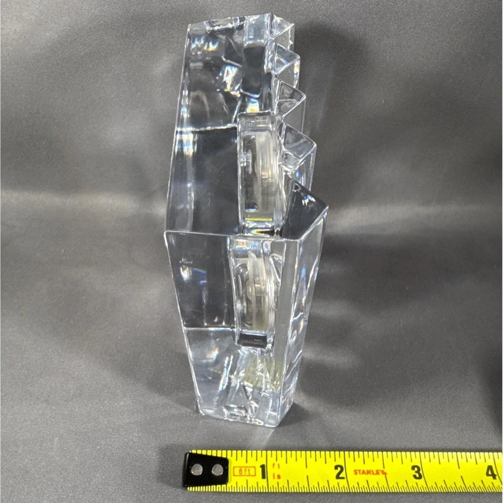 Marquis by Waterford Square‎ Crystal Desk Clock Japan Movement